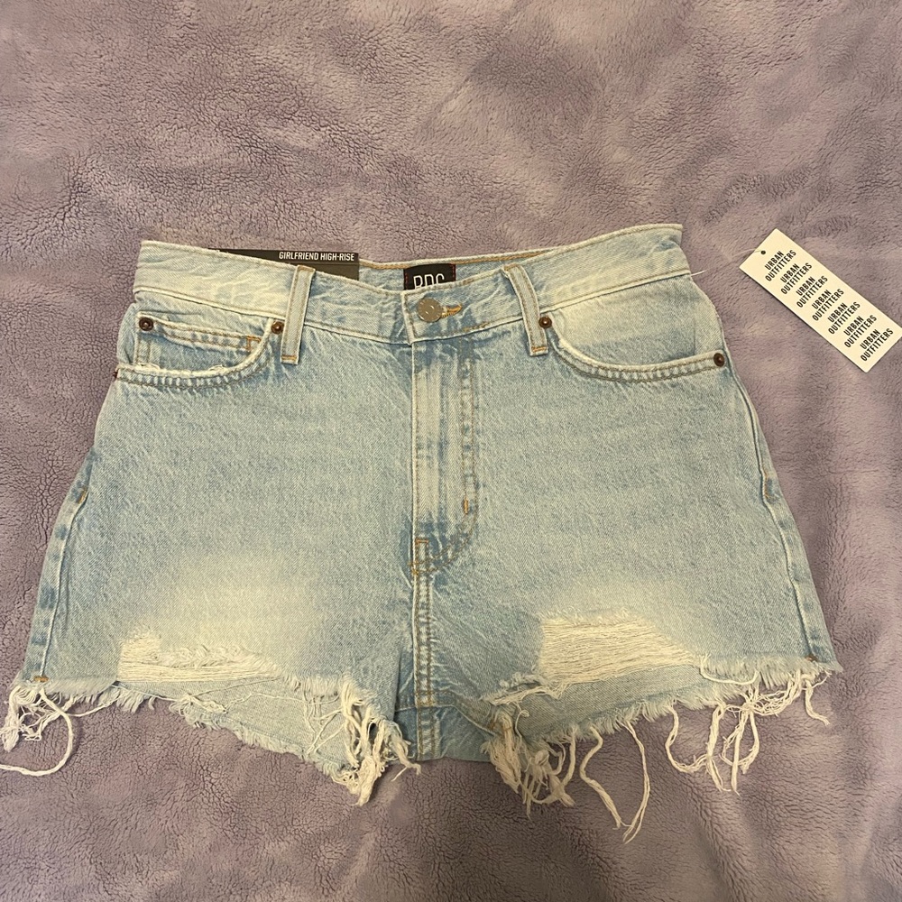 Nwt BDG denim girlfriend hi-rise shorts